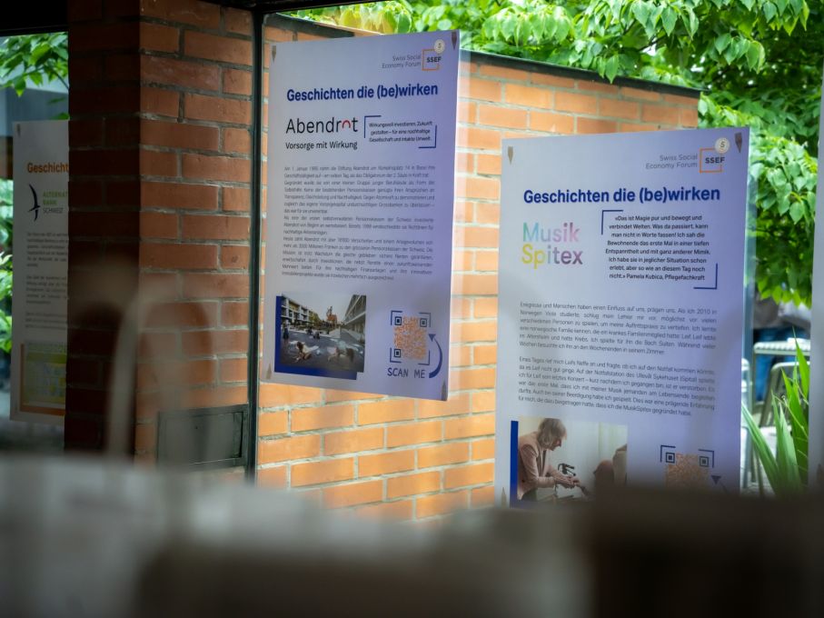 Wirkungen sichtbar machen. Foto: SSEF