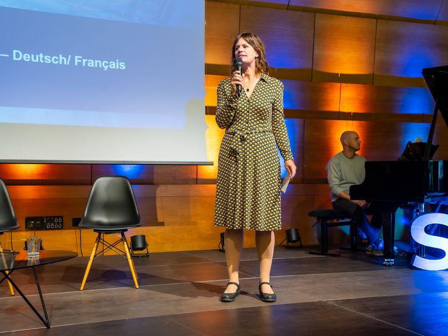 Führte sympathisch durch den Tag: Kathrin Schlup. Foto: SSEF (AW) Führte sympathisch durch den Tag: Kathrin Schlup. Foto: SSEF (AW)