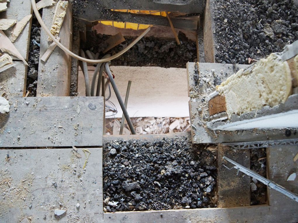 Ein Blick durch die Stockwerke. Foto: Stiftung 3FO (FK). Ein Blick durch die Stockwerke. Foto: Stiftung 3FO (FK).