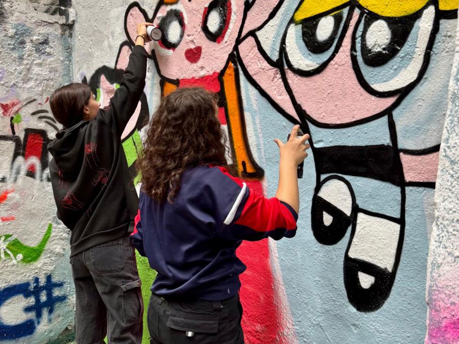Beim Graffitikurs entstanden richtig tolle Kunstwerke. Foto: Solothurner Kulturwoche Beim Graffitikurs entstanden richtig tolle Kunstwerke. Foto: Solothurner Kulturwoche